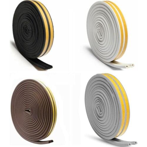 Dust Soundproof Casement Door Sealing Strip Draught Excluder Door Sealing Strip Glass Window Anti-Collision Rubber Strip Foam