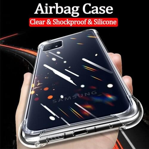 Airbag case for samsung galaxy a22 5g soft clear shockproof silicone phone cases samsung a 22 cover samsung a22 case