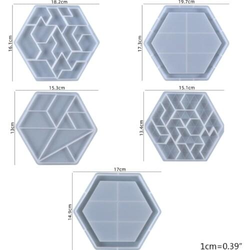 Hexagonal Puzzles Mold -geometric IQ Game STEM Montessori Educational Gifts Suitable for Challenges of All Ages