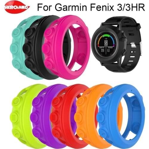 Smart Watch Replacement Silicone Protective Case Cover for Garmin Fenix 3/3HR Sports Protector Watch Frame Shell For Fenix 3HR/3