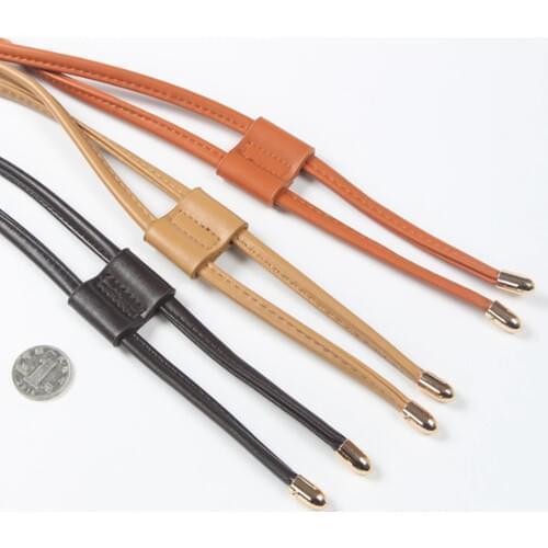 Fashion New Women Detachable PU Leather Bag Strap Ladies Bucket Bags Drawstring Bunches Backpack Beam Pocket Accessories Handle