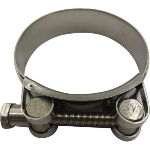 32-79mm Stainless Steel 304 Motorcycle Exhaust Pipe Adjustable Clamp Hot Sale Durable Anti-oxidation