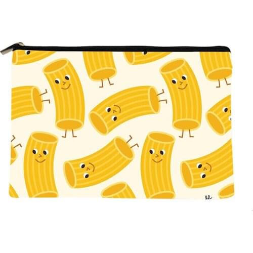 Women Yellow cartoon Printed Make up bag Fashion Women Cosmetics Organizer Bag for Travel Colorful Storage Bag for Lady Bag