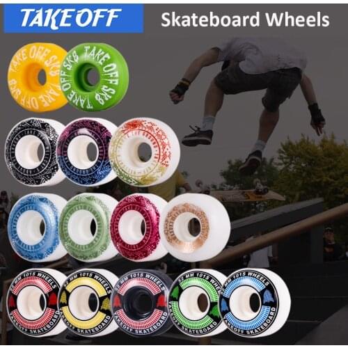 101A 52MM Take Off Skateboard Wheel DBH 102A Almighty Street Skate Board Deck Wheels PU Men Adult Fancy Stunt Professional Wheel