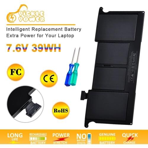 New A1406 Laptop Battery 39Wh 7.6V for Apple MacBook Air 11" A1370 Mid 2011 & A1465 (2012-2015) Replace A1406 A1495 Battery