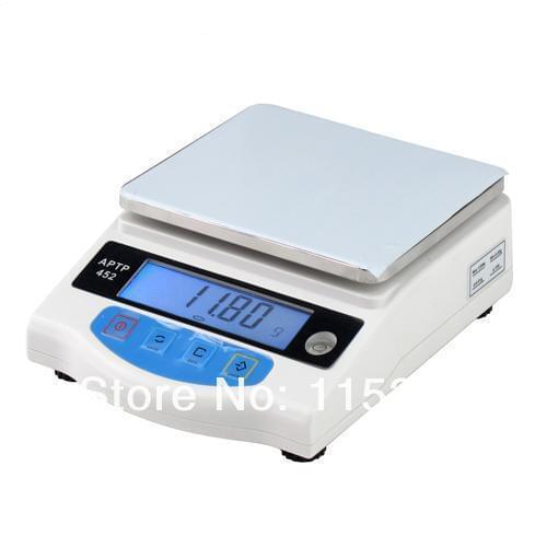 Free shipping APTP452 1KG x 0.01g Precision bench scale Jewelry diamond Gold weighing digital kitchen scale