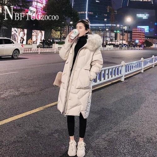 Long Style Korean Loose Women Parkas 2020 New Slim Thick Female Overcoat
