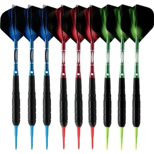 New Laser Red, Blue And Green 3 Colors 3 Pieces/Set Of Professional Darts 22g Steel Tip Darts High Quality Darts Outdoor Sports