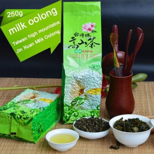 China Taiwan High Mountains Jin Xuan Milk Oolong Tea High Moutain Milk tea Dongding Health Care with Milk Flavor Lose Weight