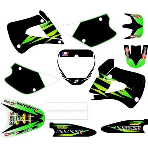 Motocross 3M GRAPHICS STICKERS DECALS Kit for Kawasaki KX85 KX100 1998 1999 2000-2007 2008 2009 2010 2011 2012 2013 KX 85 KX 100