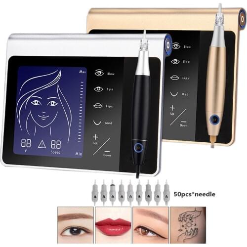 New Style Beauty Permanent Makeup Tattoo Machine Microblading Eyebrow Embroidery Digital Tattoo Machine for Eyebrow/Lip