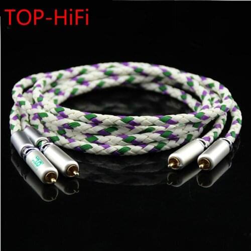 TOP-HiFi Pair Audio Cable RCA Interconnect Cable XLO Signature S3-1 Singled-Ended Amplifier RCA Interconnector Cables