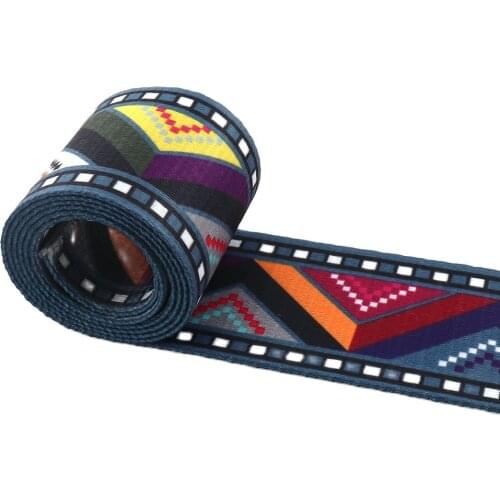 50mm Colorful Webbing Polyester Cotton Making Strap For Dog Pet Collar Bag Tape Clothes Belt Canvas Ribbon DIY Accessories