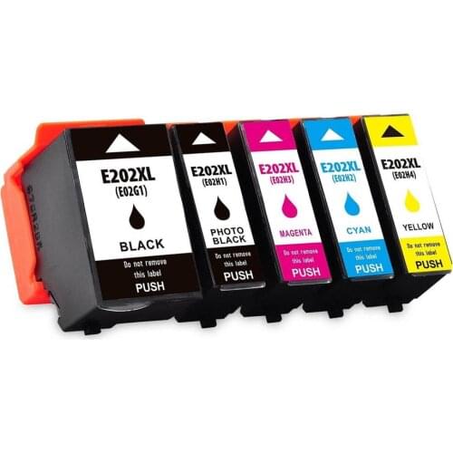 Compatible for Epson Expression premium XP-6000 XP-6005 with epson 202 202XL Ink Cartridges