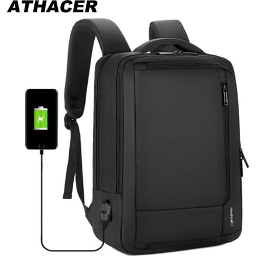 Athacer Laptop Bags Wear Resistant Waterproof Backpack Functional School Bag Travel Stylish Business Briefcase Sports Men Women