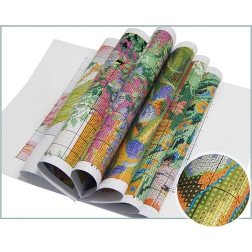 Vase DIY Handmade Counted Cross Stitch Set Embroidery Kit 14CT Home Decoration E56C