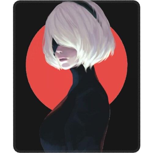 Nier Automata 2B Vintage Mouse Pad Japan Yorha Type B PS4 Game Non-Slip MousePad Natural Rubber Computer Keyboard Desk Pad