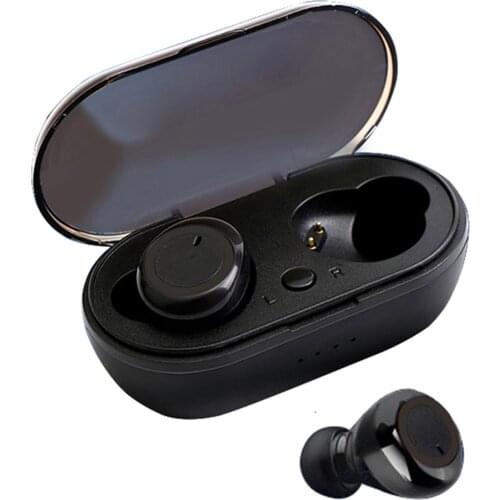 Y50 BT5.0 True Wireless Headphones Sport Headset Touch Control Mini Earbuds In-ear Earphones with Microphone 450mAh Charg Case
