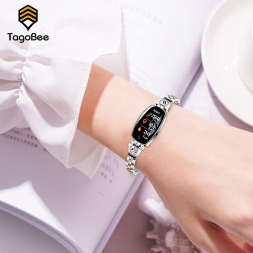 TagoBee Women Smart Watch Waterproof Smartwatch Bracelet Blood Pressure Monitor ECG PPG Band Lady IOS for Android Apple Xiaomi