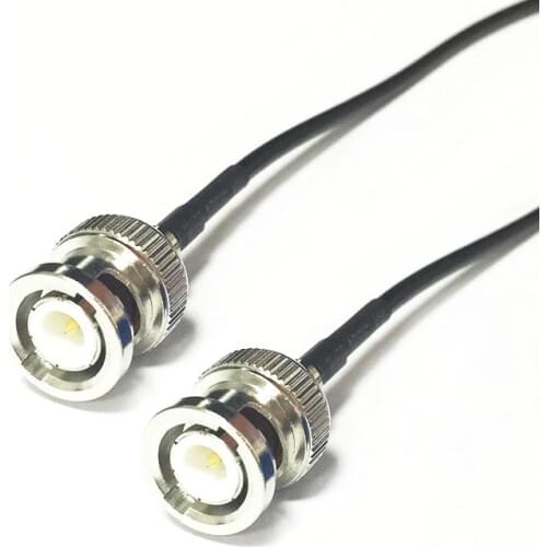 1PC BNC Male Plug Switch BNC Male jumper cable RG316/RG174 adapter 15/30/50/100cm NEW wholesale price