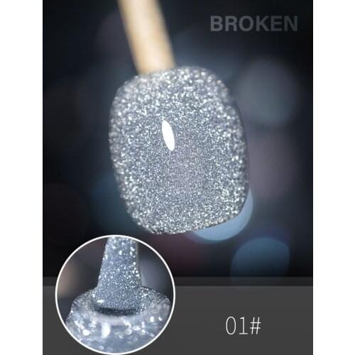 1Pcs Professional Explosion Diamond Nail Glue Nail Model Gel UV Glue Crystal Extension Fast-drying Lasting Nail Polish TSLM1