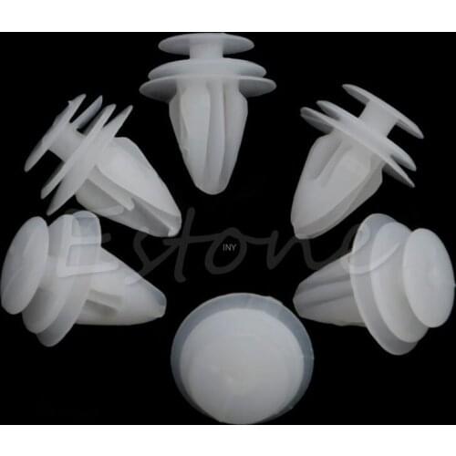 20Pcs Vehicle Car Plastic 10.1mm Hole Rivets Fastener Door Fender Bumper Clip W91F