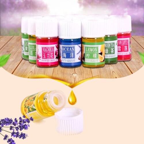 3ml*12 Bottles Flower Fruit Essential Oil For Humidifier Air Purifier Incense Burner Aromatherapy Lamp Relieve Stress TSLM2