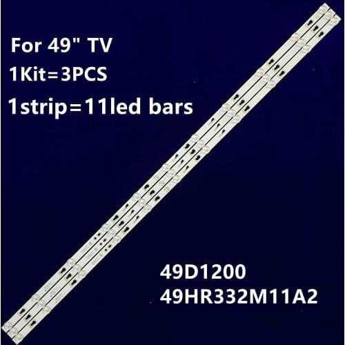 Tiras Led Jvc S149fs Pn 49d1200 49hr332m11a2 49D1200 49HR332M11A2 v3 49HR332M11A2 HR-99A05-00437 For Thomson T49FSL6010