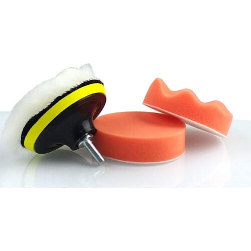 Auto Partner Sponge Buffer Pad Polishing Cleaning Waxing All In One Kit For Car Furniture Glass