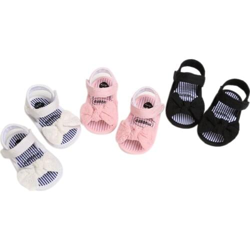 2021 Summer Kids Shoes Fashion Sweet Princess Children Sandals for Girls Toddler Baby Soft Breathable Hoolow Out Bow Shoes