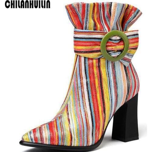 Womens ankle boots autumn winter camouflage print sheepskin leather shoes woman casual boots flat heel coffee platform shoes