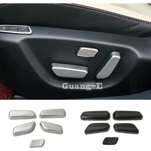 Car Cover Detector ABS Frame Seat Adjustment Knob Button Switch Trim For Mazda6 Mazda 6 Atenza 2017 2018 2019