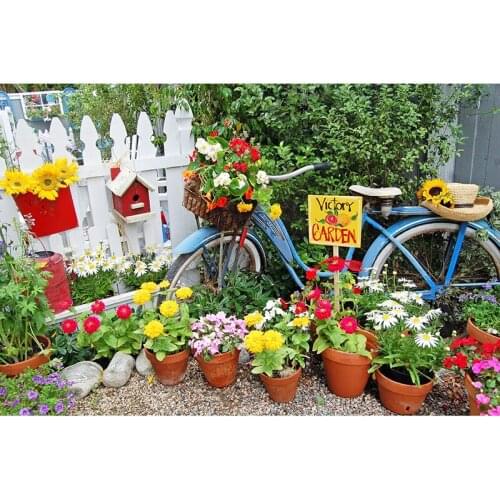 DIY full Square/Round Diamond Embroidery-Bicycle flowers-5D Diamond Painting handwork Cross Stitch Mosaic Home Decoration