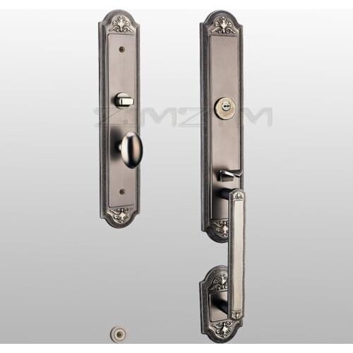 European Villa Door Lock Green Bronze Double-Open Folio Door Lock Solid Wood Door Luxury Door Lock For 35-55mm Door
