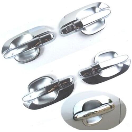 HOT For Kia Sportage 2005 2006 2007 2008 2009 2010 New Chrome Car Door Handle Cover + Cup Bowl Cover Accessories