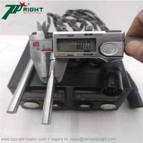 120v 90w cartridge heating rod with controller for rosin press akuminium plate
