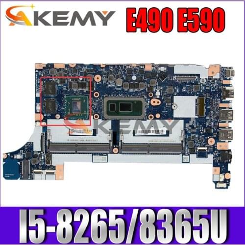 FE490/FE590/FE480 For ThinkPa E490 E590 NM-B911 laptop motherboard With I5-8265/8365U motherboard 100% fully tested