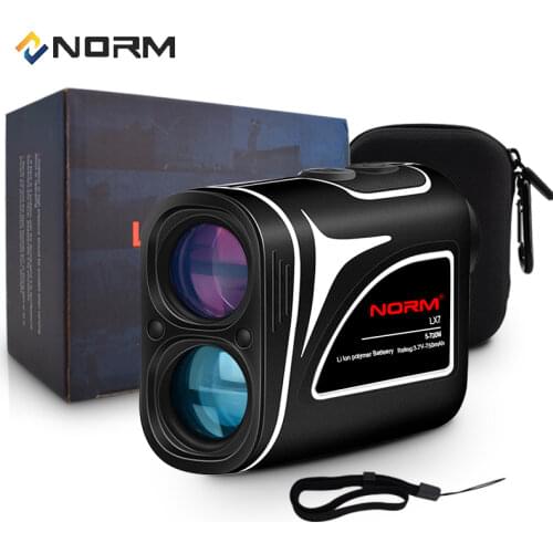 NORM Professional 700M Rechargeable Laser Distance Meter Golf RangeFinder with Jolt and Slope Trajectory Compensation