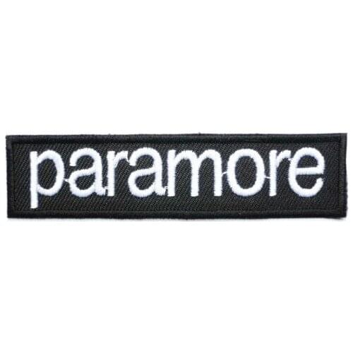 PARAMORE Embroidered NEW IRON ON and SEW ON Cool Heavy metal Rock Punk Badge
