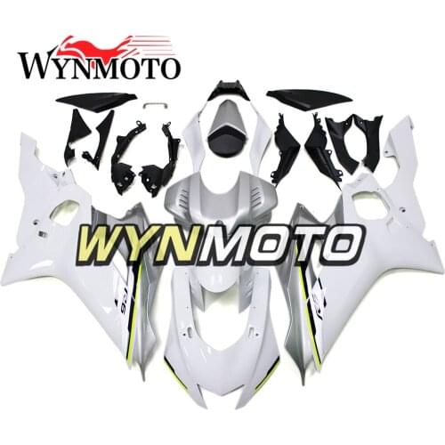 ABS Injection Plastic Complete Fairings For Yamaha R6 2017 2018 2019 17 18 19 YZF-600 R6 White Neon Yellow Fairing kit