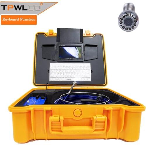23mm Industrial Snake Pipe Sewer Inspection Video Camera Waterproof 1000 TVL Camera Drain Pipeline Endoscope with 12pcs LED