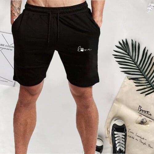 Mens Summer Shorts Love Cat Pattern Oversize Casual Shorts Comfortable Fitness Male Bodybuilding Sports Shorts Simmer Fashion