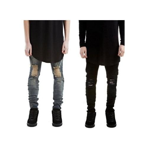 SULEE Ripped Jeans For Men