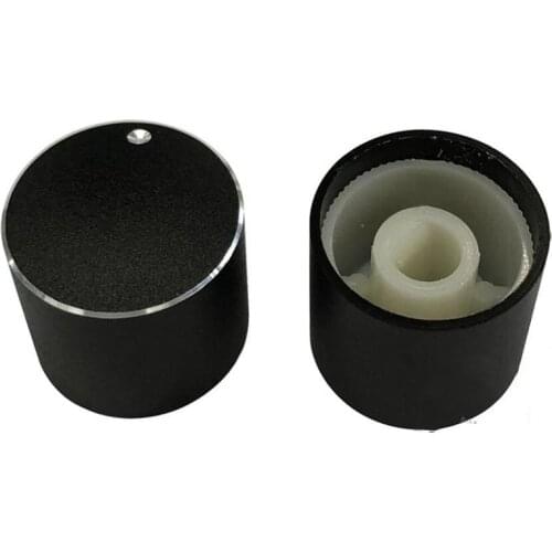 High 17mm amplifier Volume knob D type half shaft aluminum switch cap x10