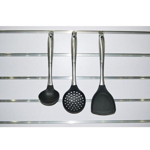 1 Pcs Stainless Steel Spatula Colander Spoon Food Grade Silicone Utensil Non Stick Heat Resistance Special Kitchenware Gadgets