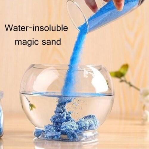 50g Not Wet Magic Sand Kids DIY Handmade Toys Non-toxic Space Sand Educational Toy for Children Gifts R7RB