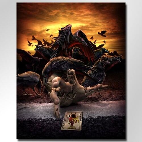 5d full drill diamond painting Insane Clown Posse 5D diy diamond embroidery Terror Home Decoration Rhinestone picture