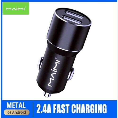 Alatour 5V 2.4A car USB Phone Charger Car-Charger for Xiaomi Samsung For iPhone 12 11 Pro 7 8 Plus Mobile Phone AdapterCharge