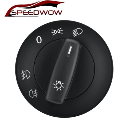 Auto Headlight Switch Fog Head Light Lamp Knob For VW Caddy III Touran Jetta Golf V VI 5 6 Jetta Passat B6 CC Rabbit 1K0941431Q