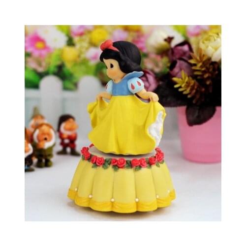 Snow White Music Box Music Box Resin Decoration for Childrens Day Christmas Girls' Day Gifts Kids Gifts